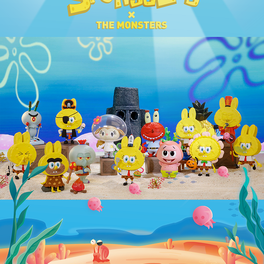 POP MART The Monsters × SpongeBob Series