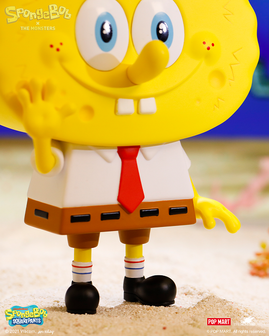 POP MART Labubu × SpongeBob Figurine