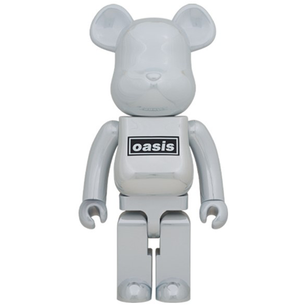BE@RBRICK Oasis White Chrome 1000% - ActionCity