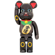 BE@RBRICK Manekineko Kin-un Black Chrome 1000％