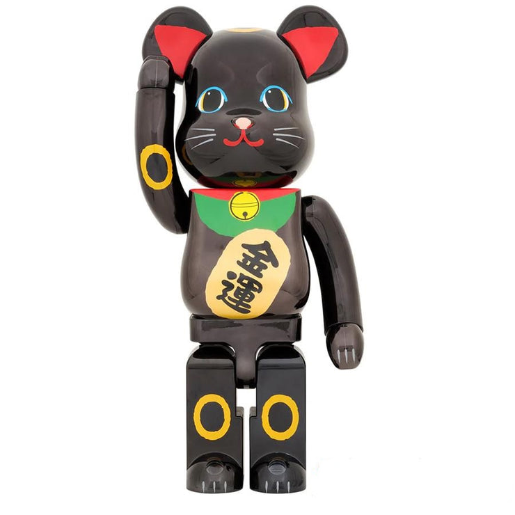 BE@RBRICK Manekineko Kin-un Black Chrome 1000％