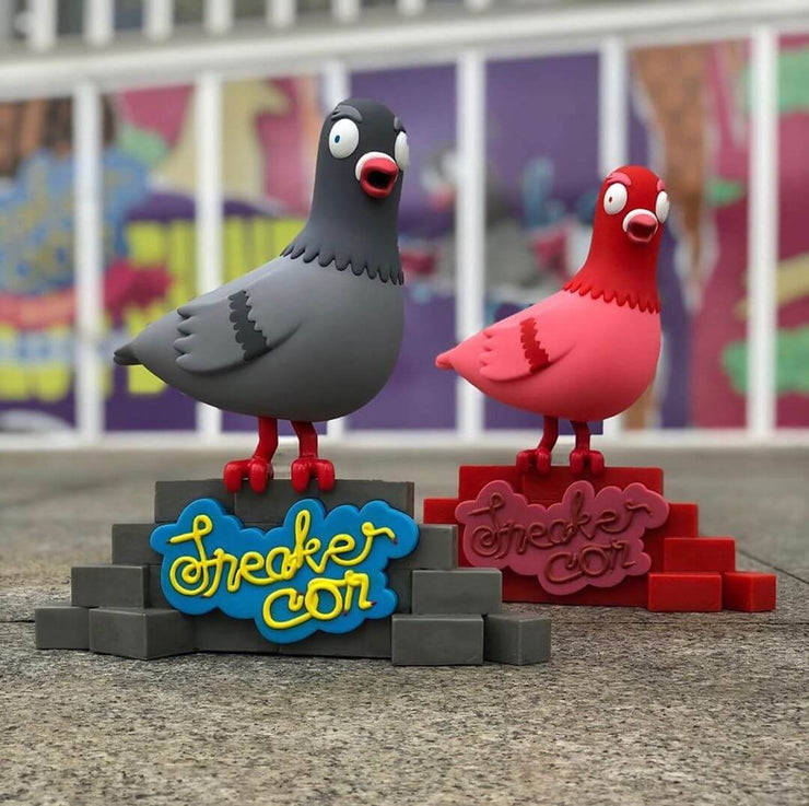 Flock with Us! New Pigeon (RED) by Jeff Staple x SneakerCon x ToyQube - ActionCity
