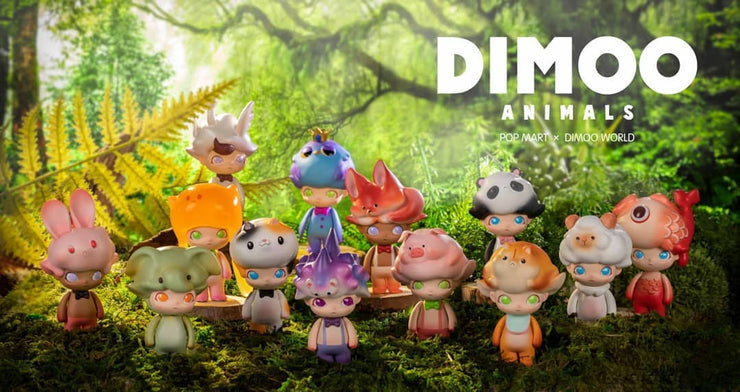 POP MART Dimoo Animals Series - Case of 12 Blind Boxes - ActionCity