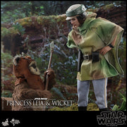 MMS551 - Star Wars: Return of the Jedi - 1/6th Scale Princess Leia & Wicket