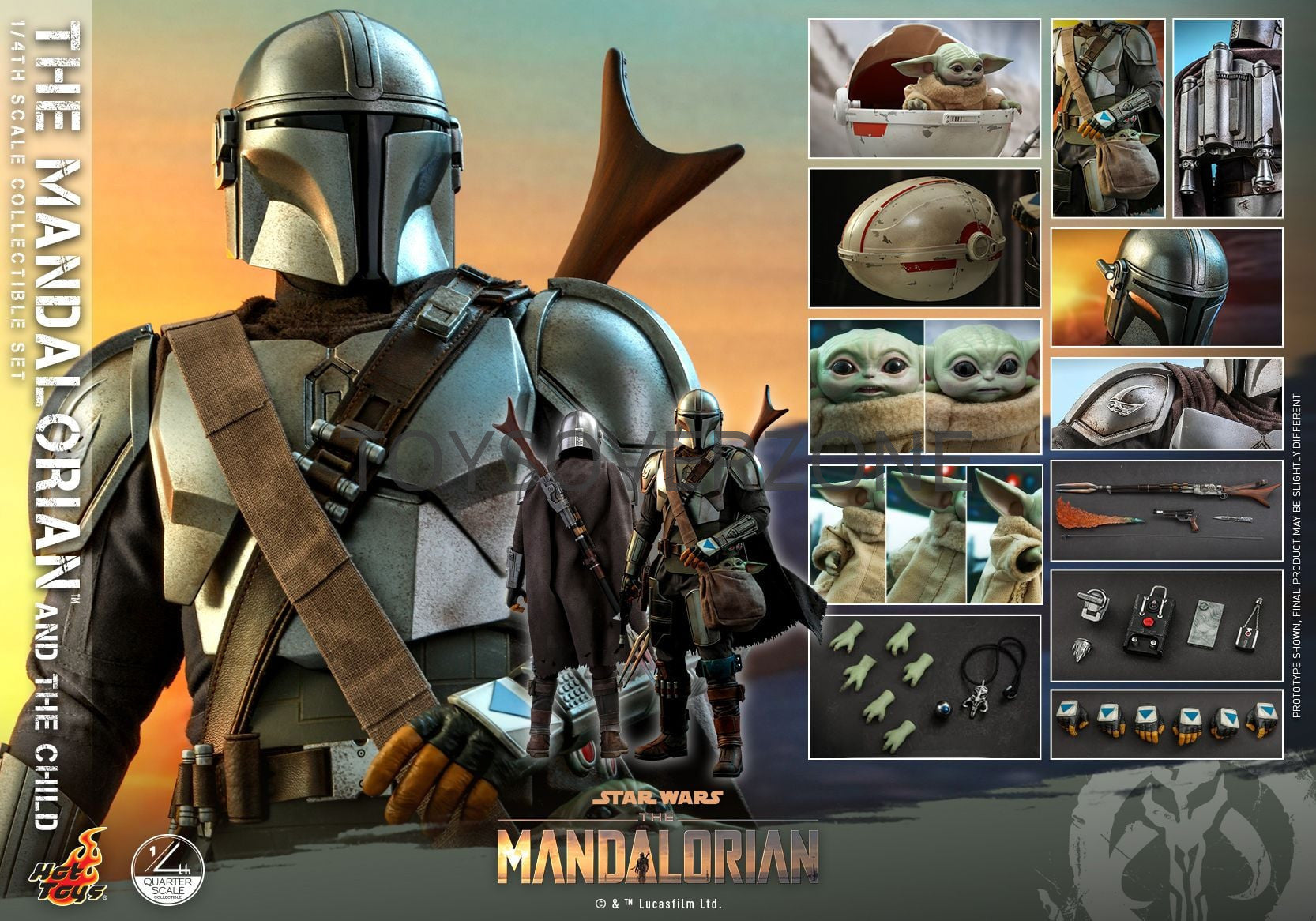 QS016 - Star Wars™ The Mandalorian™ - 1/4th scale The 