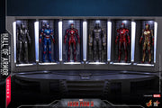 MMSC016 - Iron Man Silver Centurion With Hall Of Armor Miniature Collectible - ActionCity