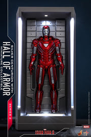MMSC016 - Iron Man Silver Centurion With Hall Of Armor Miniature Collectible - ActionCity