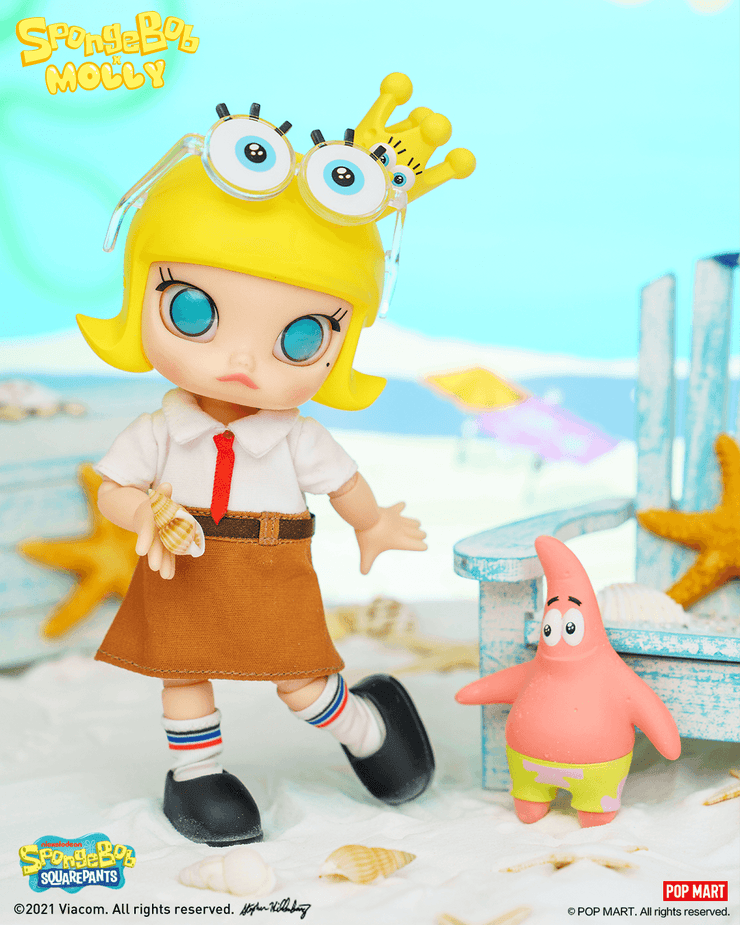 POP MART Molly × SpongeBob Action Figure