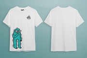 Distort Monsters Booger Tee - White (L size)