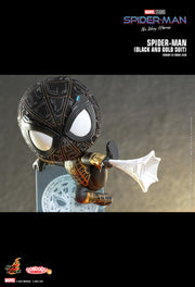 COSB916 Spider-Man (Black and Gold Suit) Cosbaby (S) Bobble-Head