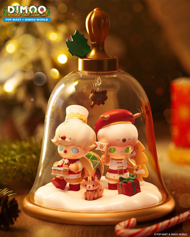 POP MART Dimoo Christmas Bell Scene Set