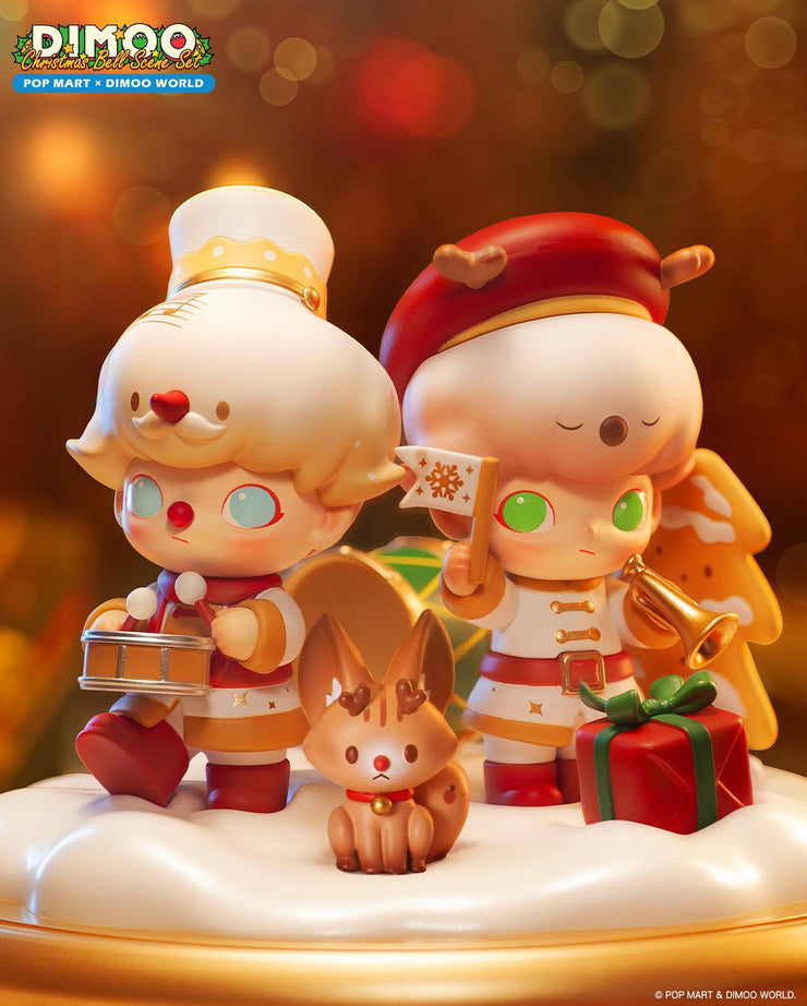 POP MART Dimoo Christmas Bell Scene Set