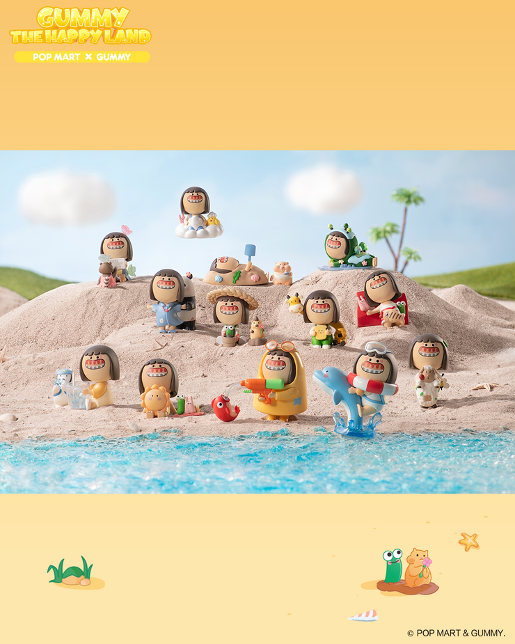 POP MART Gummy The Happy Land Series
