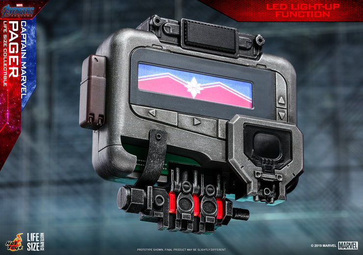 LMS009 - Captain Marvel Pager Life-Size Collectible (BGCO) - ActionCity