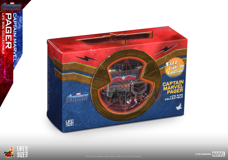 LMS009 - Captain Marvel Pager Life-Size Collectible (BGCO) - ActionCity
