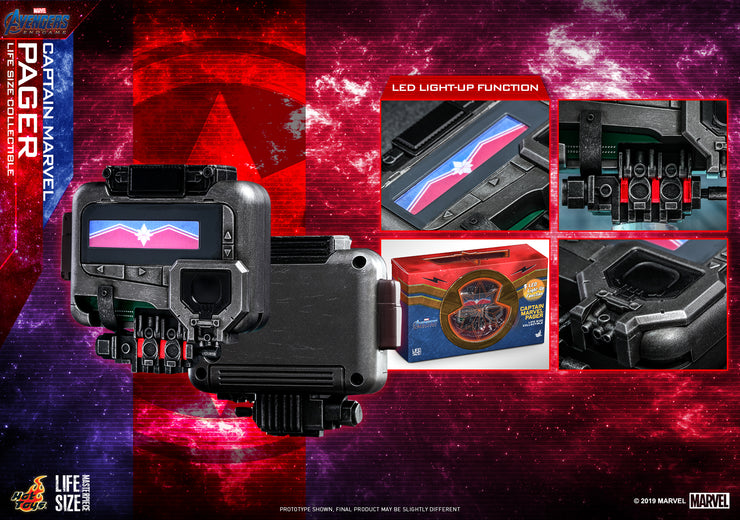 LMS009 - Captain Marvel Pager Life-Size Collectible (BGCO) - ActionCity