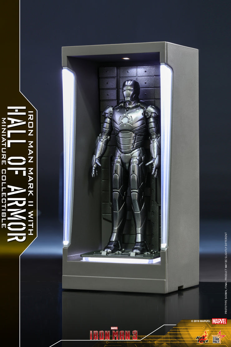 MMSC006 - Iron Man Mark II with Hall of Armor Miniature Collectible (BGCO) - ActionCity