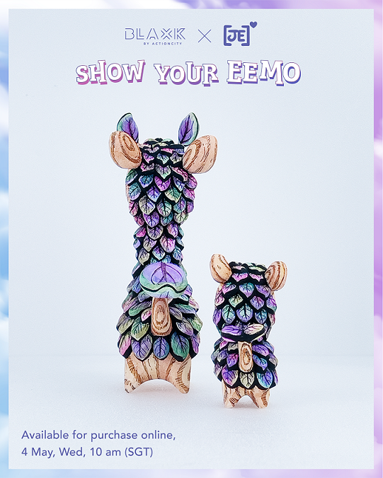 Lleafi and Lil Lleafi Pair Set – Purple. Pink, & Green Leaves
