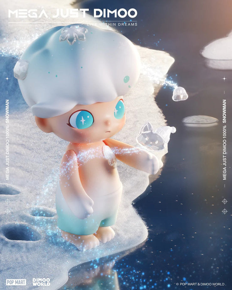 POP MART MEGA JUST DIMOO 1000% Snowman