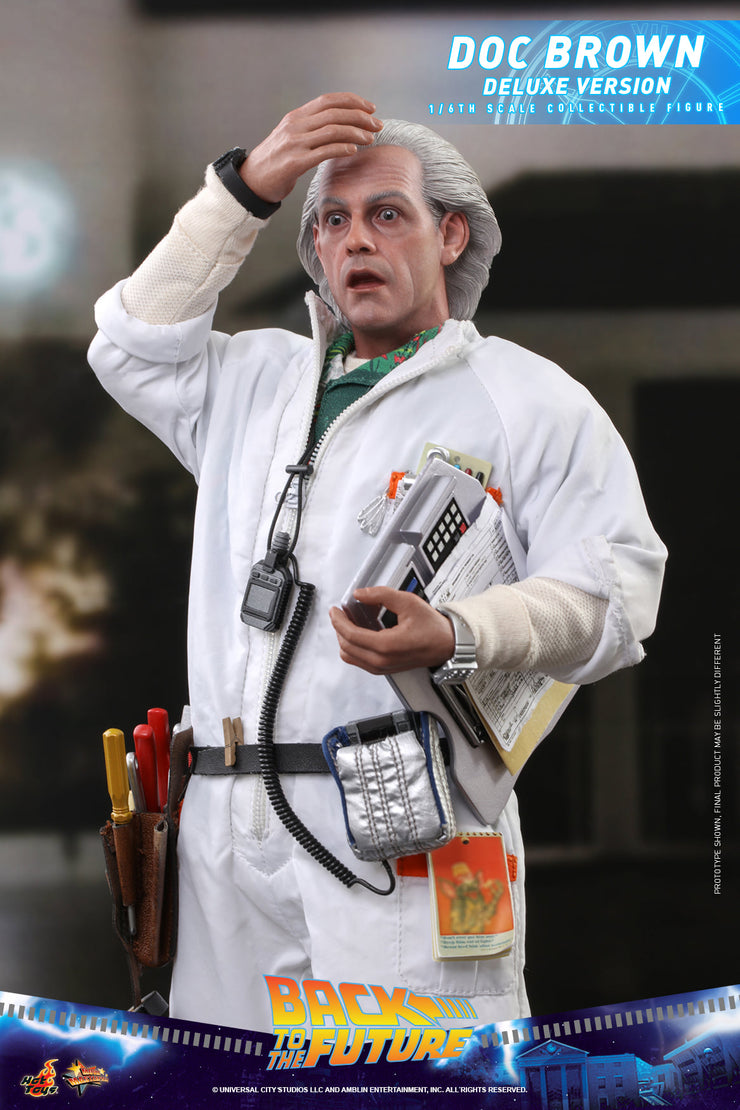 MMS610 - Back to the Future - 1/6th scale Doc Brown Collectible Figure (Deluxe Version)