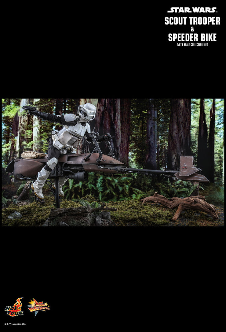 MMS612 - Star Wars: Return of the Jedi™ - 1/6th scale Scout Trooper and Speeder Bike Collectible Set