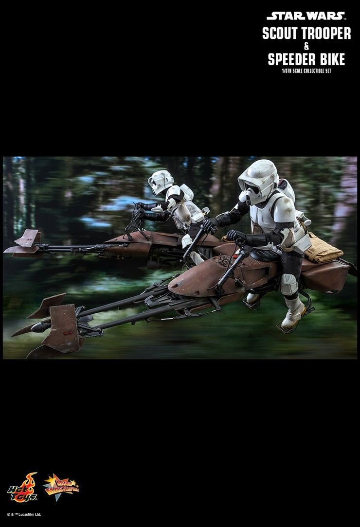 MMS612 - Star Wars: Return of the Jedi™ - 1/6th scale Scout Trooper and Speeder Bike Collectible Set