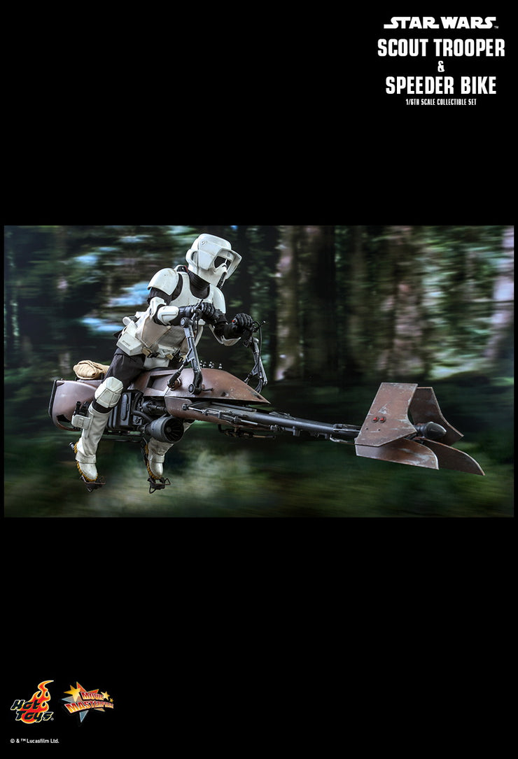 MMS612 - Star Wars: Return of the Jedi™ - 1/6th scale Scout Trooper and Speeder Bike Collectible Set