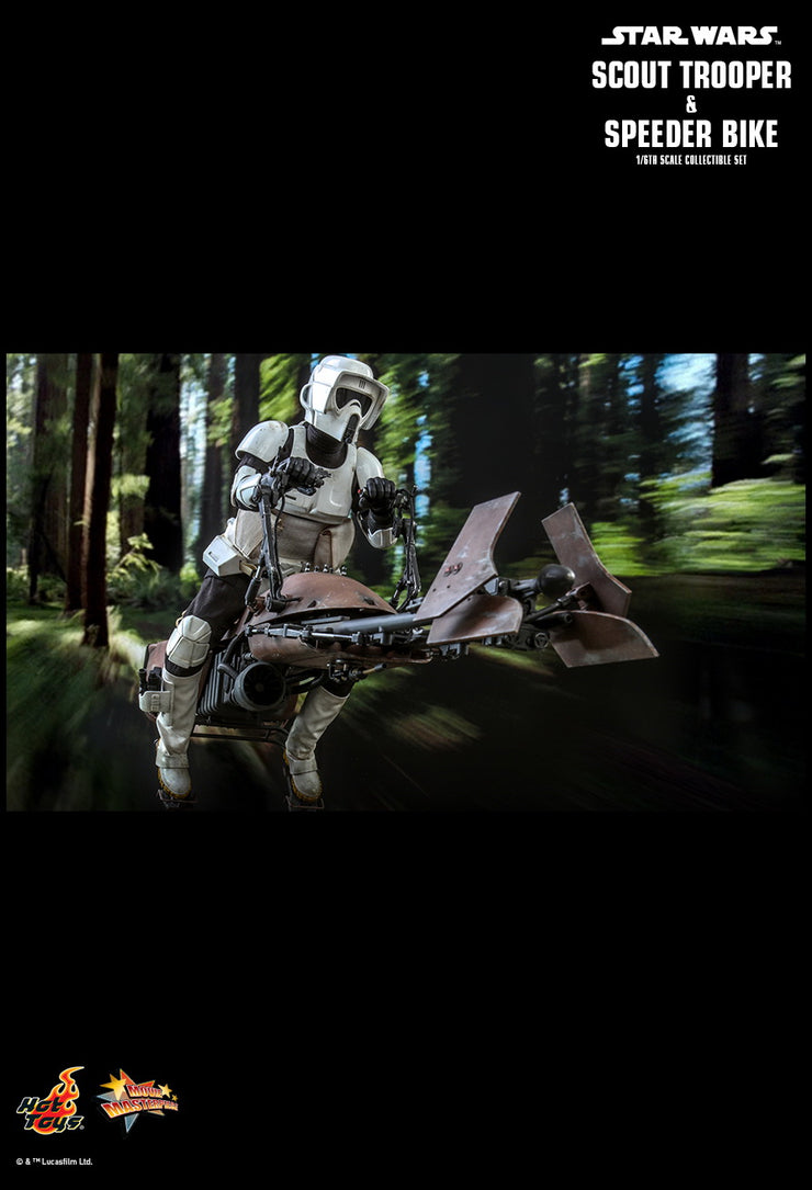 MMS612 - Star Wars: Return of the Jedi™ - 1/6th scale Scout Trooper and Speeder Bike Collectible Set