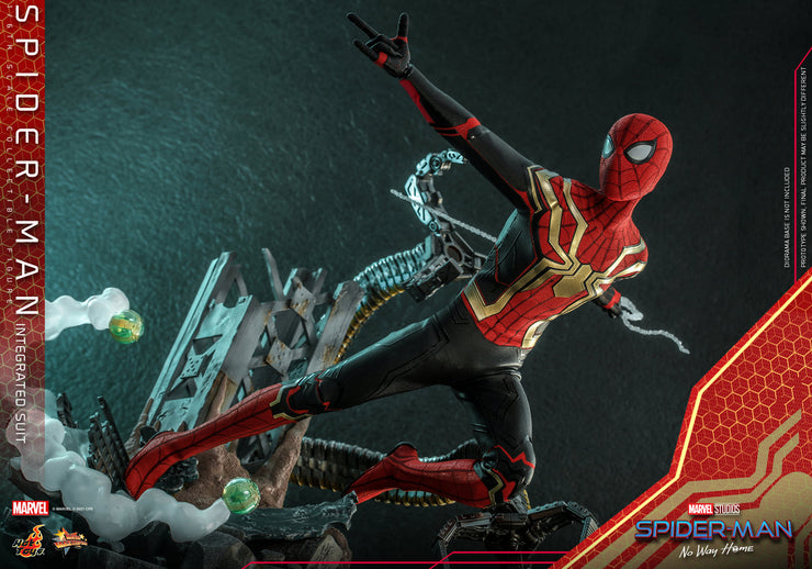 MMS624 - Spider-Man: No Way Home - 1/6th scale Spider-Man (Integrated Suit) Collectible Figure (Deluxe Version)