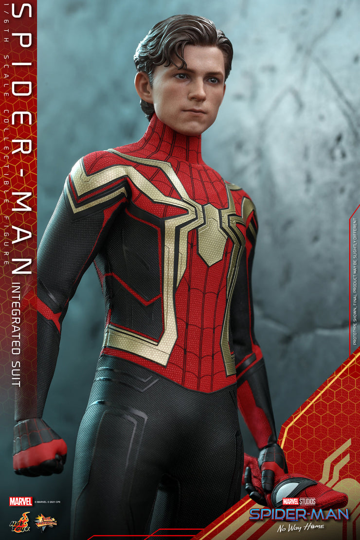 MMS624 - Spider-Man: No Way Home - 1/6th scale Spider-Man (Integrated Suit) Collectible Figure (Deluxe Version)