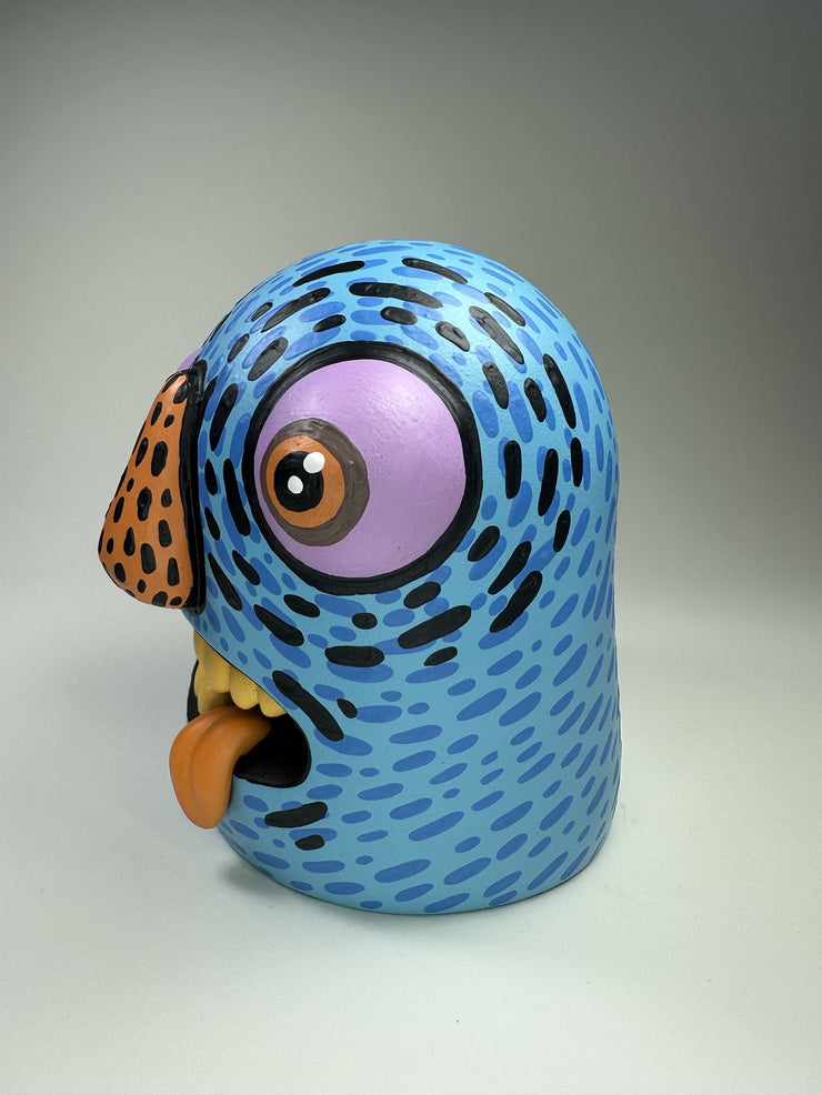Distort Monsters Monster Head - Blue Gummy