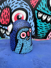 Distort Monsters Monster Head - Blue