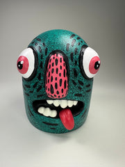 Distort Monsters Monster Head - Green Granite