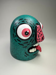Distort Monsters Monster Head - Green Granite