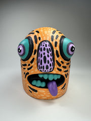 Distort Monsters Monster Head - Orange Gummy