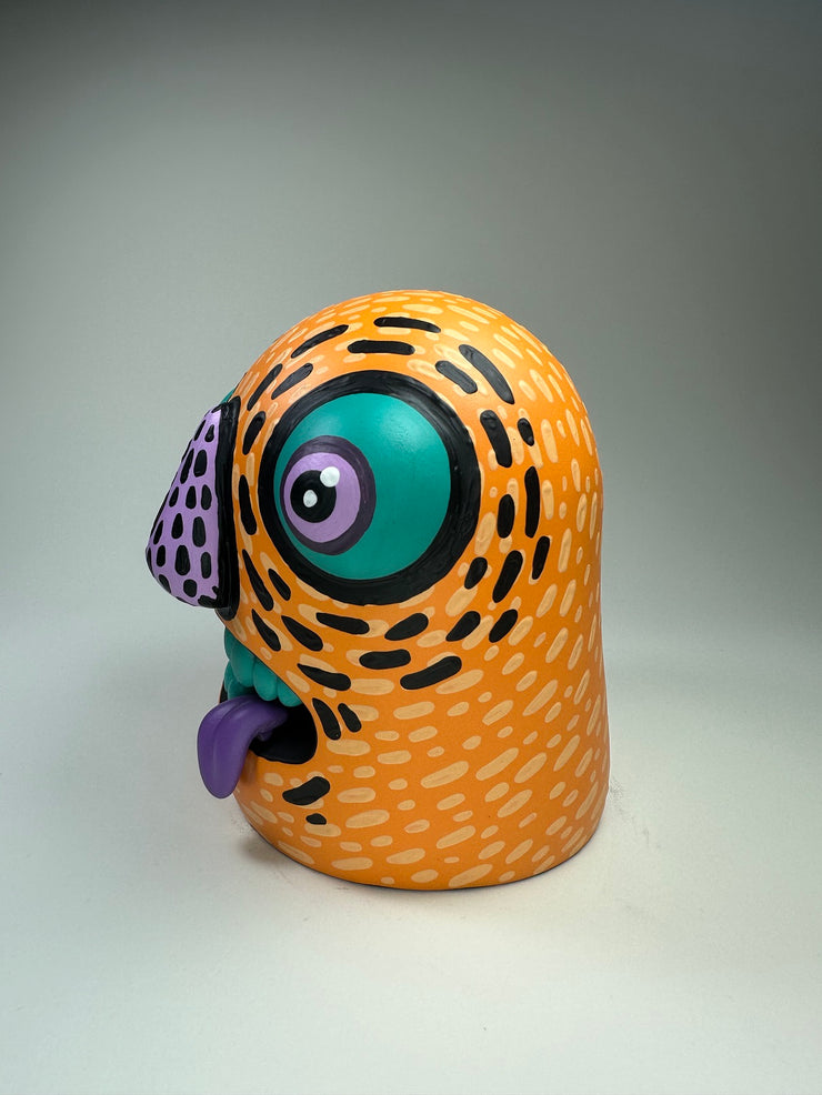 Distort Monsters Monster Head - Orange Gummy