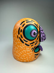 Distort Monsters Monster Head - Orange Gummy