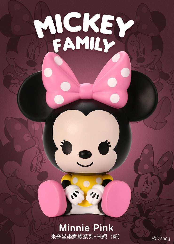 ActionCity Live: Popmart Disney Sitting Series 1 Mickey Family  - Case of 12 Blind Boxes - ActionCity