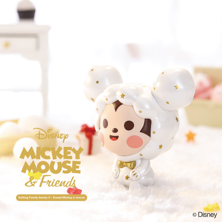 ActionCity Live: POP MART Disney Sitting Series 4 Sweet Mickey - Case of 12 Blind Boxes - ActionCity