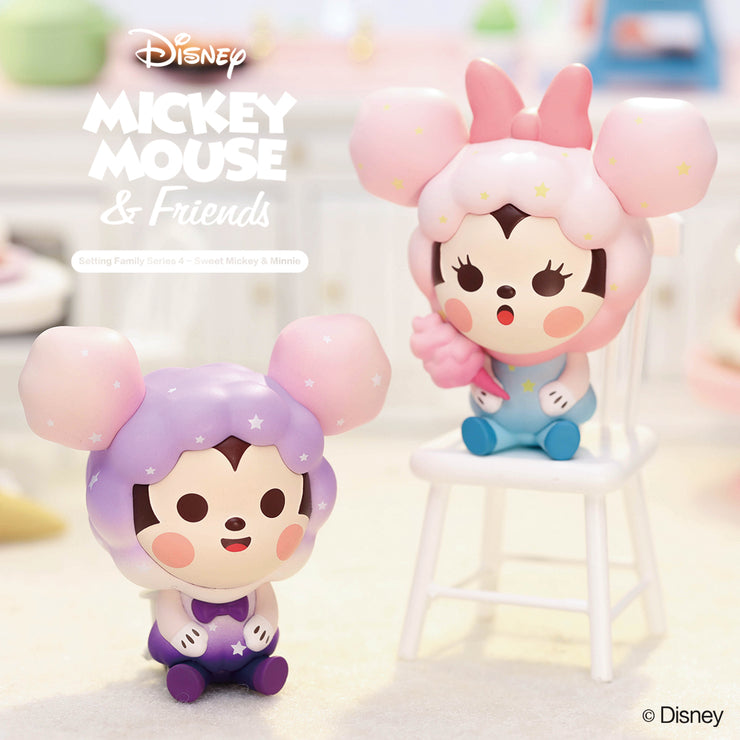 ActionCity Live: POP MART Disney Sitting Series 4 Sweet Mickey - Case of 12 Blind Boxes - ActionCity