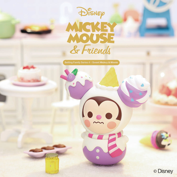 ActionCity Live: POP MART Disney Sitting Series 4 Sweet Mickey - Case of 12 Blind Boxes - ActionCity