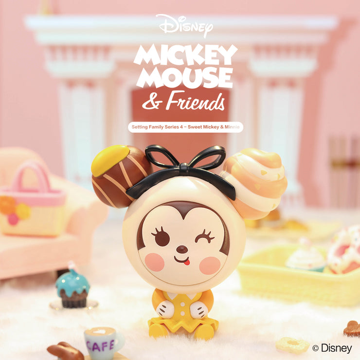 ActionCity Live: POP MART Disney Sitting Series 4 Sweet Mickey - Case of 12 Blind Boxes - ActionCity