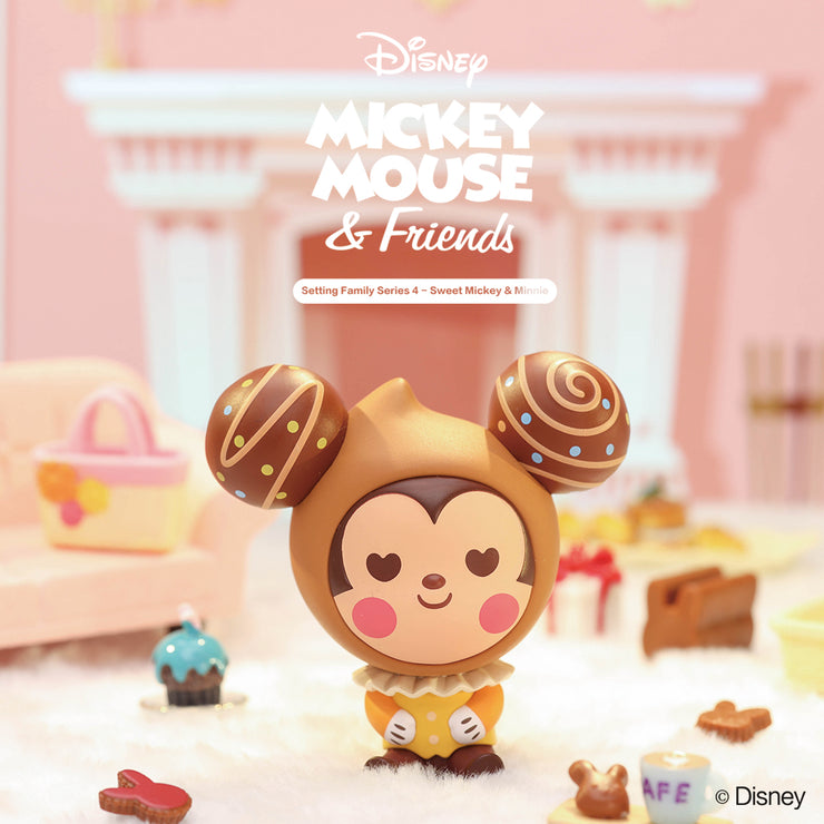ActionCity Live: POP MART Disney Sitting Series 4 Sweet Mickey - Case of 12 Blind Boxes - ActionCity