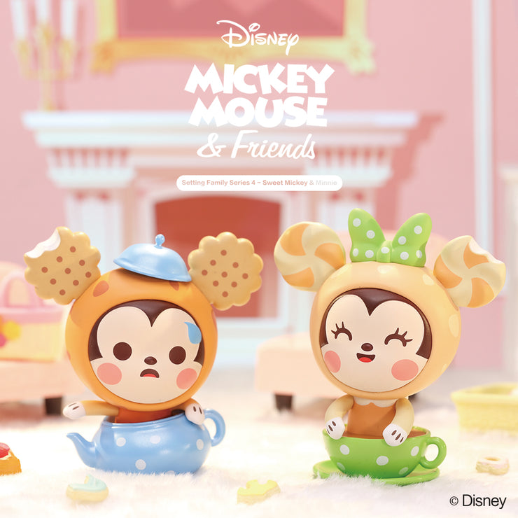 ActionCity Live: POP MART Disney Sitting Series 4 Sweet Mickey - Case of 12 Blind Boxes - ActionCity