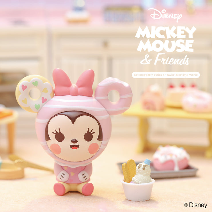 ActionCity Live: POP MART Disney Sitting Series 4 Sweet Mickey - Case of 12 Blind Boxes - ActionCity