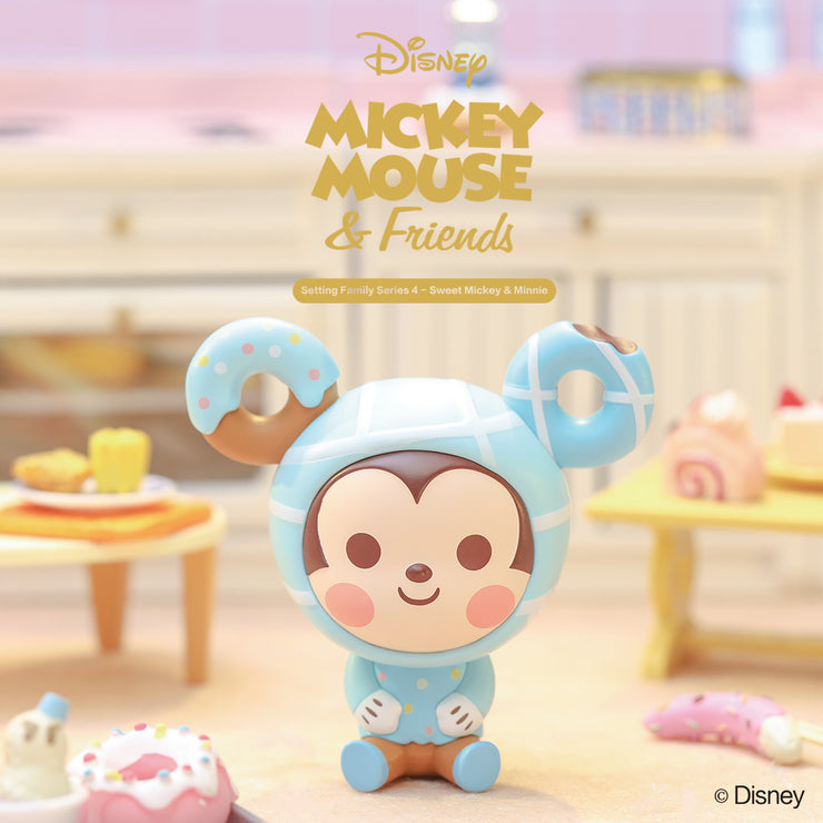 ActionCity Live: POP MART Disney Sitting Series 4 Sweet Mickey - Case of 12 Blind Boxes - ActionCity
