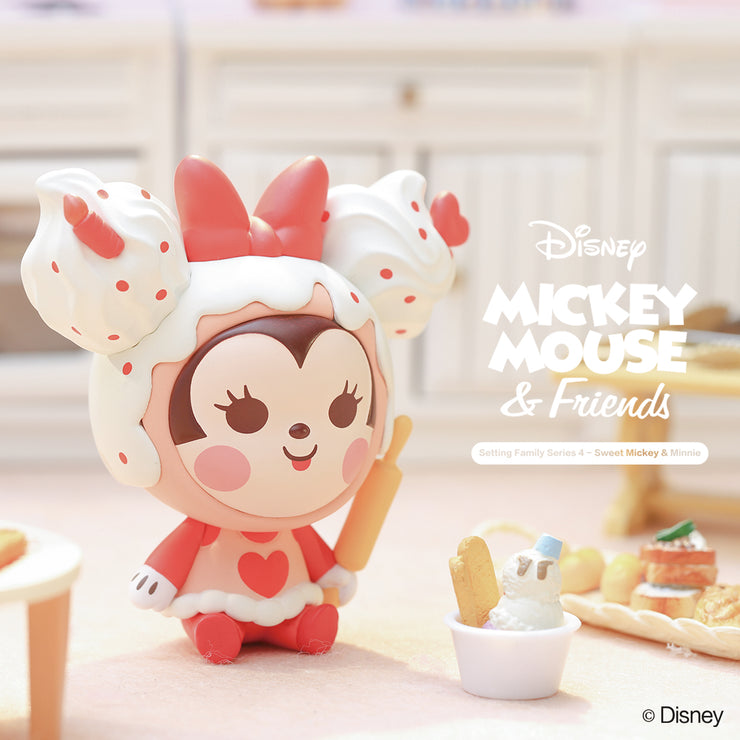 ActionCity Live: POP MART Disney Sitting Series 4 Sweet Mickey - Case of 12 Blind Boxes - ActionCity