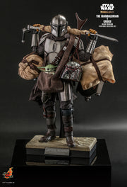 TMS052 The Mandalorian: 1/6th scale The Mandalorian and Grogu Collectible Set (Deluxe Version)