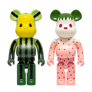 BE@RBRICK Clot Watermelon & Strawberry 100% & 400% Set