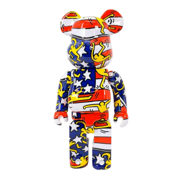 BE@RBRICK Keith Haring (American Flag) 1000% – ActionCity